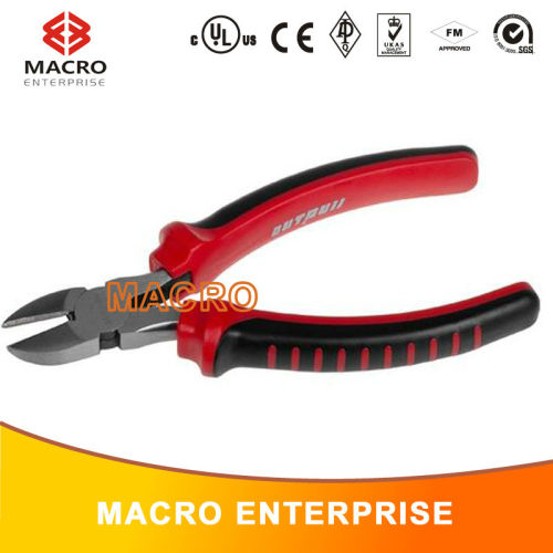 PVC handle American type diagonal cutting pliers