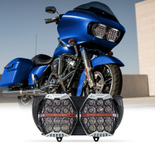 240W Honeycomb LED Headlight Kit for Harley Davidson Road Glide FLTRX (2015-2022)