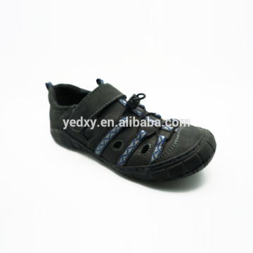 fashionable cute design rubber sole children leather casual footwear