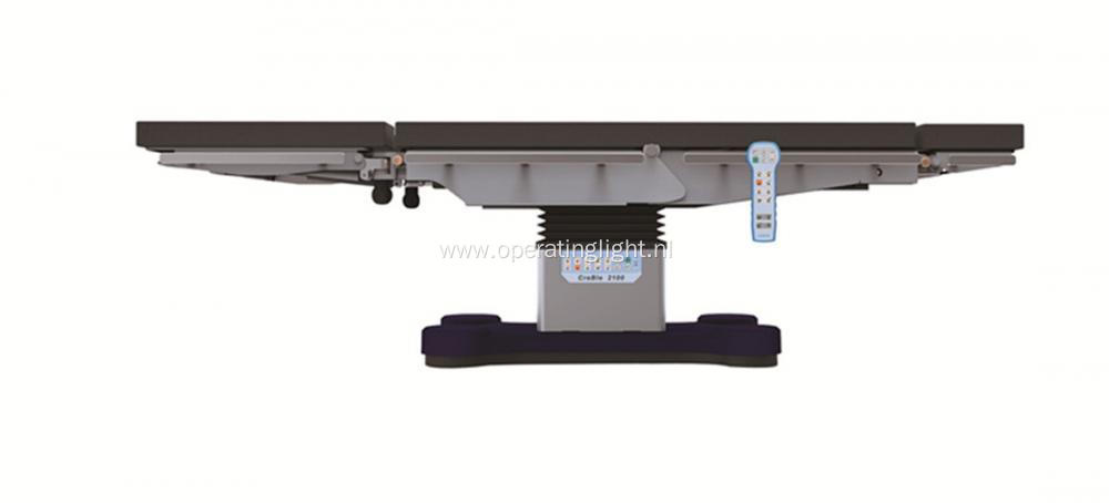 Ultrathin base electric hydraulic operating table