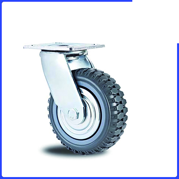 Roda de rodas de giro PVC pesado