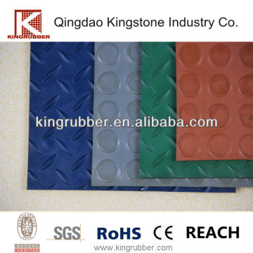 anti-slip Rubber Flooring mat For bus with diamond surface