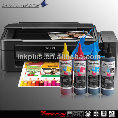 Ultra black UV Dye ink for Epson L210 water based dye Ink for Epson L210 desktop printers alibaba china