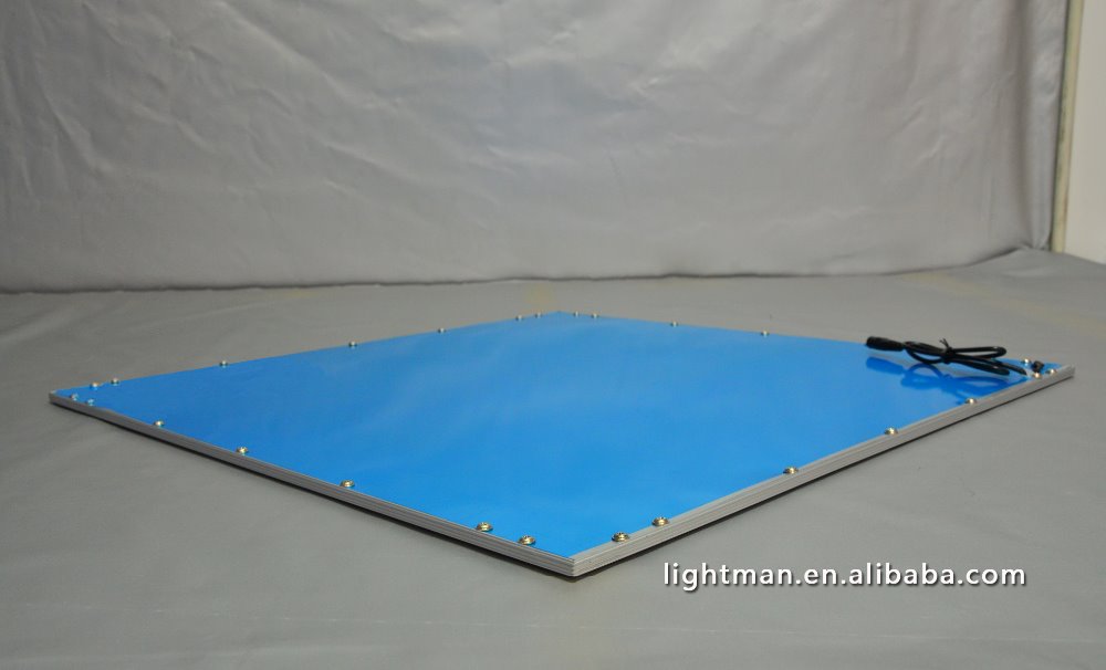 Silver frame PS diffusion plate 40w square flat led panel ceiling lighting 620x620