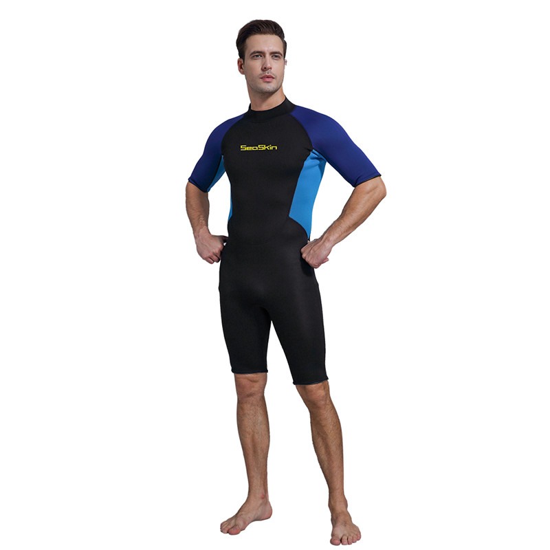 Traje de neopreno de verano de mangas cortas para hombres