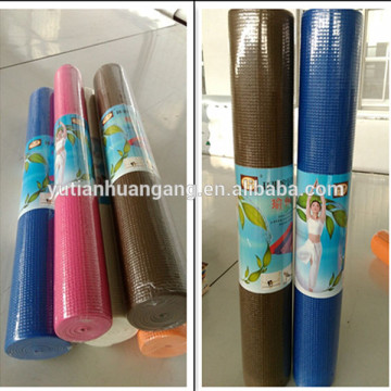 pvc yoga mat plain color mat yoga mat manufactury