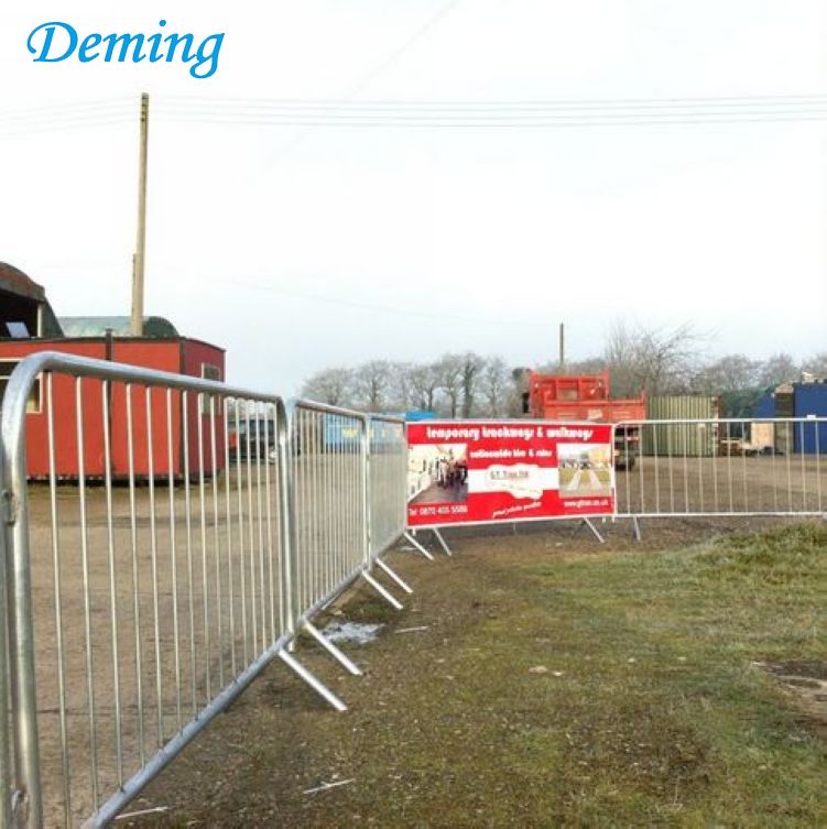 1.5m Height Metal Steel Galvanized Crowd Barrier