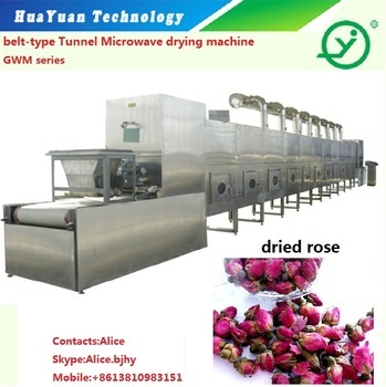 flower tea microwave drying sterilization machine