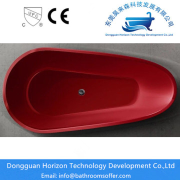 Whirlpool freestanding tub seamless  red spa tub