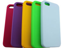 Colorful Silicon Protective Phone Covers , Gel Iphone Case  5/5s