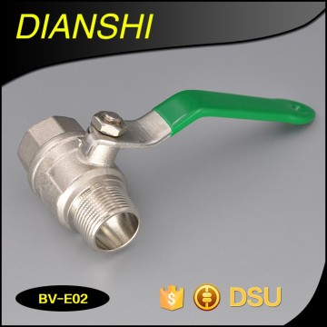 Brass ball valve Nickel plated DZR Valve CW617N Brass, CW602N Brass, Lever hand ball valve