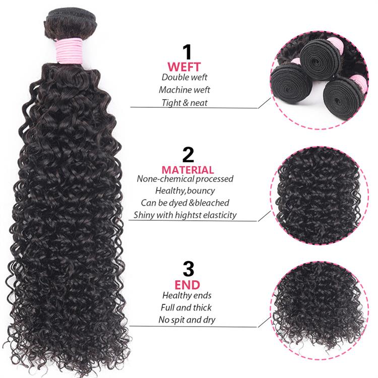 Usexy Wholesale Virgin Cuticle Aligned Hair Vendors Raw Indian Hair Bundle Curly 100% Human Hair Extension