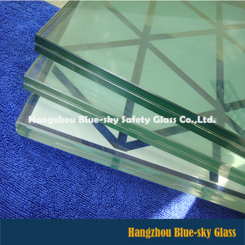 6.38mm/8.76mm/12.76mm Safety PVB Laminated Glass for Handrail and Balustrade