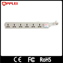 6 Socket Power Distribution Unit Lightning Protection Function Surge Arrester