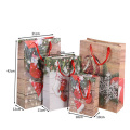 Festival gift paper bag for Christmas snack candy