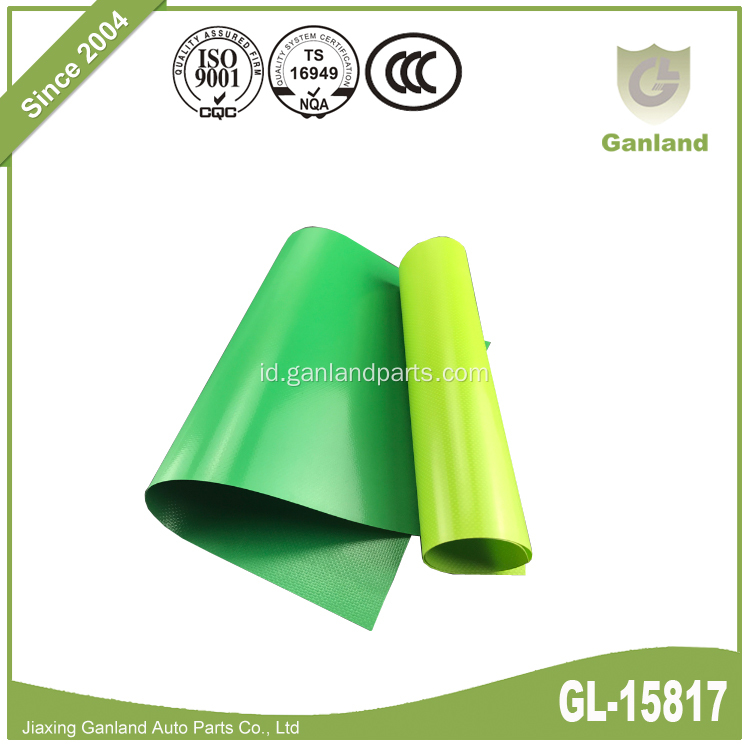 900GSM 1000D Side Curtain Trailer Cover Green