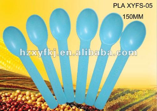 cornstarch disposable plastic spoon