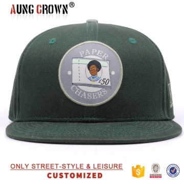 Custom logo cartoon woven label snapback cap hat/acrylic snapback cap and hat