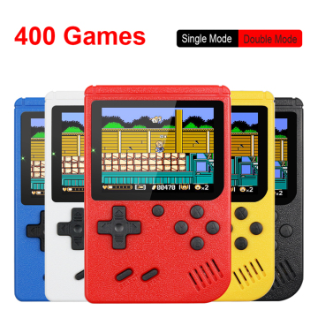 Retro Portable Mini Handheld Video Game Console 8-Bit 3.0 Inch Color LCD Kids Color Game Player Built-in 400 games