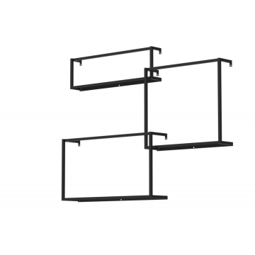 floating wall mount shelves set