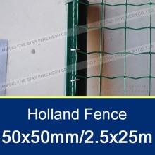 50x50mm/2.5mx25m Welded Euro Fence Plastic Wire Mesh