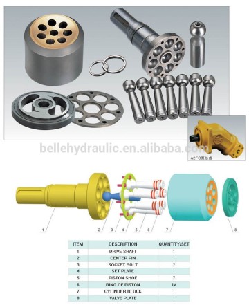 A2FO63 A2FO80 A2FO107 axial bent Hydraulic Pump Parts China Manufacture