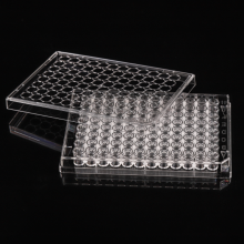 Placas de cultivo celular con fondo en V de 96 pocillos sin tratar