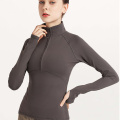 1/4 zip zip léine breathable mná ciseal ciseal