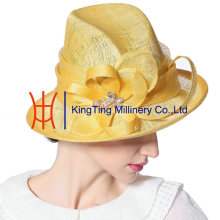 Kentucky Derby Wide Brim Fuchsia Hat