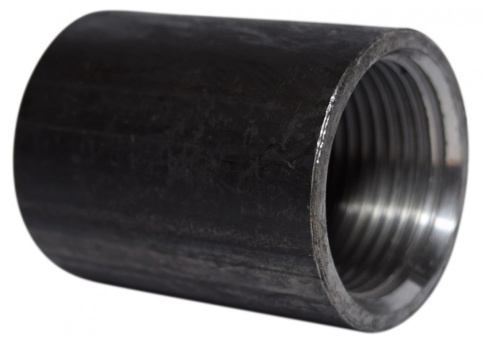 Black Heavy Steel Coupling