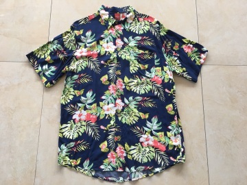 Cotton Printing Hawaii Shirt For Seaside