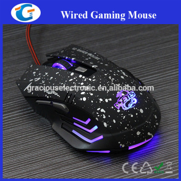 2016 Best 2400 DPI 6 Buttons LED Optical Gamer Mouse For Pro Gamer