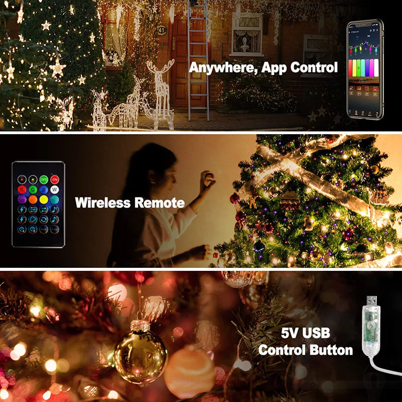 100 LED Waterproof USB Strip Light for Outdoor Activities