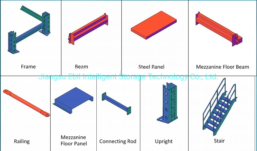 Warehouse Racking System for Pallet Racking Mezzanine Shelving