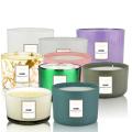 Customized Double Multi Wick Lavender Scented Jar Candles