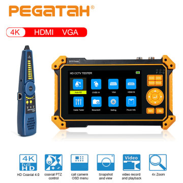 8MP ahd monitor Video surveillance cctv tester mini monitor for camera cctv tester monitor video camera tester monitor for cctv