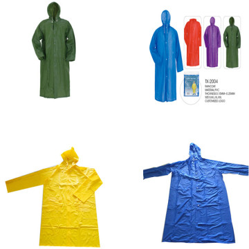 Hot Seliing Adult  Clear PVC raincoat