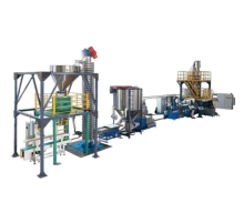 Equipment for biodegradable plastic modification