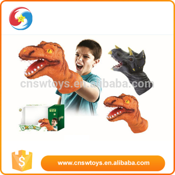 DW2401678 Kids dino PVC dinosaur puppet animal hand puppet