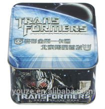 Square watch tin box