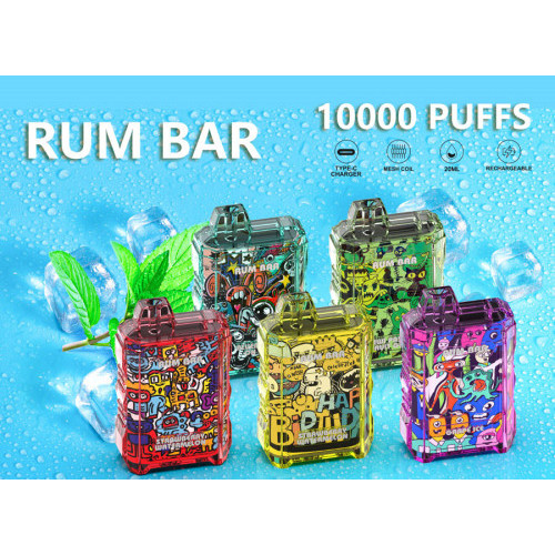 Rechargeable Rum Bar 10000 Puffs Disposable Vape