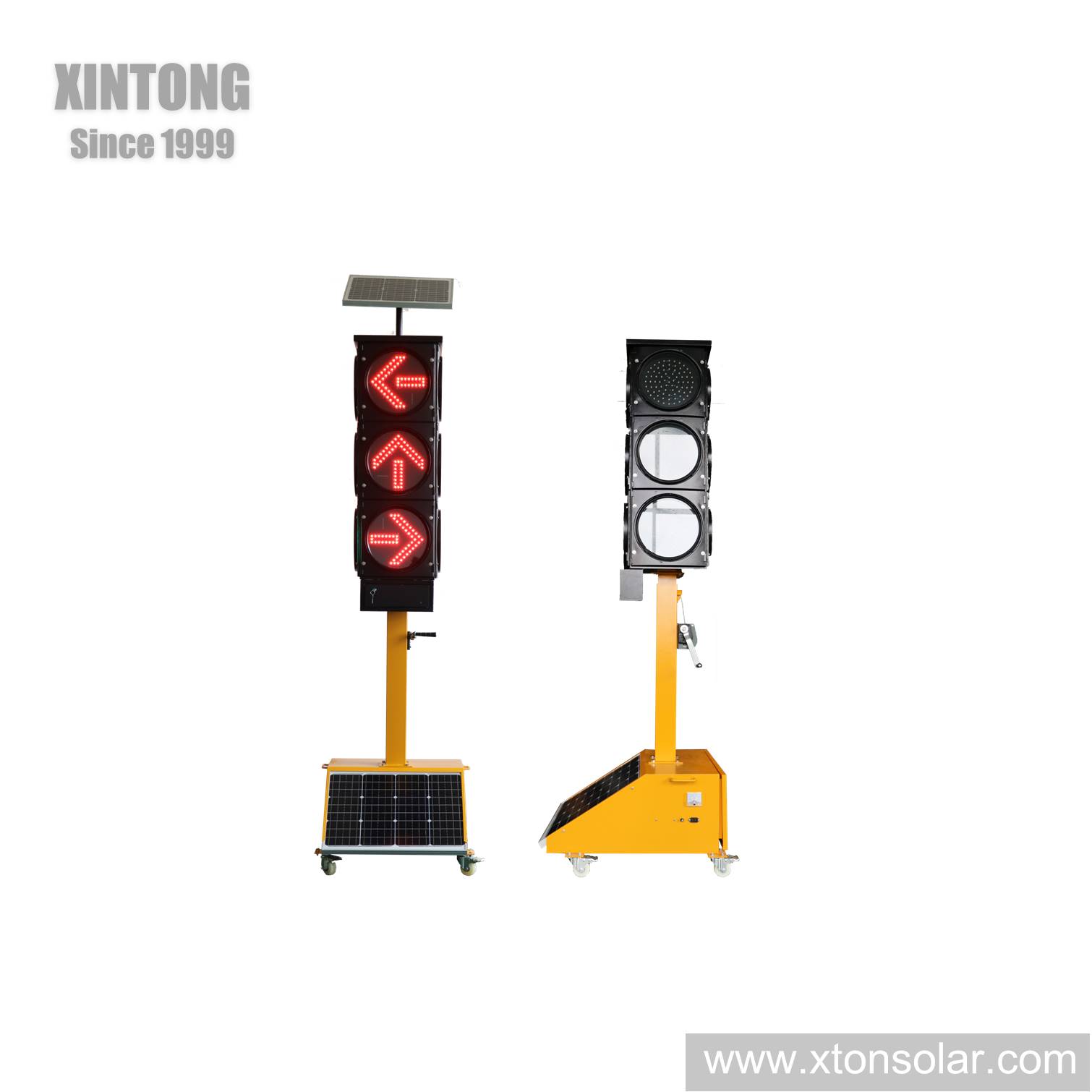 XINTONG Movable Portable Solar Traffic Light