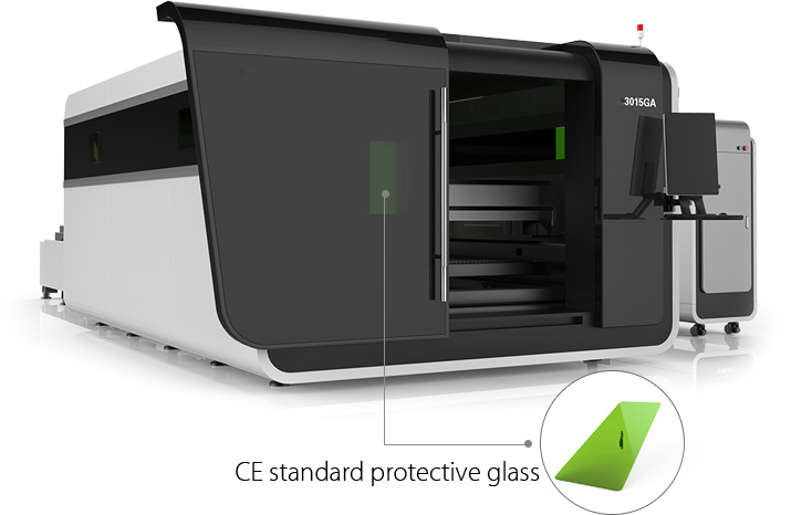 آلة قطع ليزر من CNC عالية الطاقة