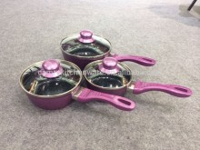 non-stick forged aluminium good quality sauce pan set