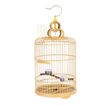 Antique Wooden Bird Cages & Handcrafted Bamboo Bird Houses