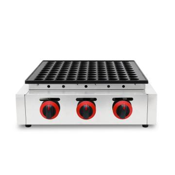 Commercial 100 holes mini dutch gas poffertjes grill