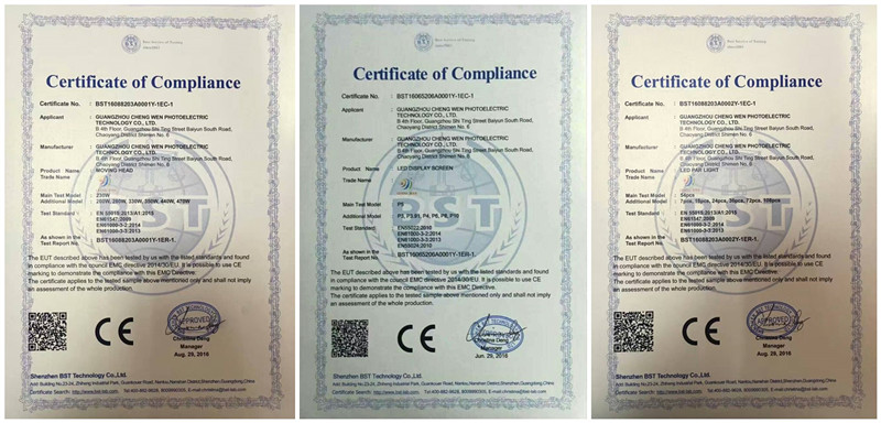 Led Wall Certificate