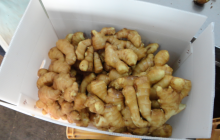 air dried ginger packed for EU
