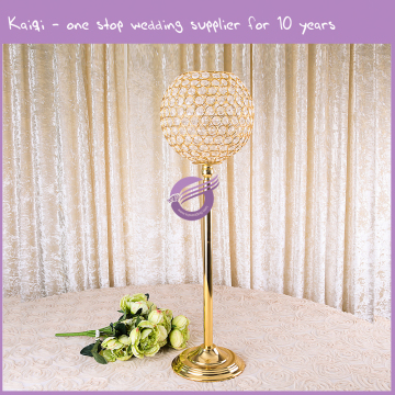 Decorative Gold Gold Rim Glass Candle Holder