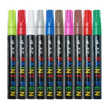 12pcs Permanent Paint Marker Set - Waterproof Oil-Based Paint Pens